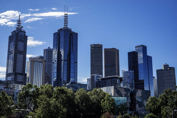 Wall Mural - MELBOURNE, AUSTRALIA - Aug 15, 2018: Melbourne, Australia