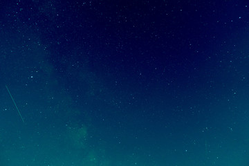 bright starry night sky