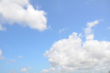 blue sky with clouds