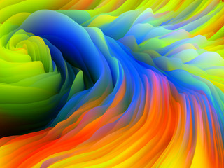 Swirling Colors Composition