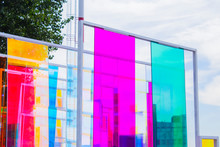 Colored Glass Panels, Decoration Background