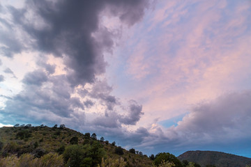 Canvas Print - A Cloudy Sky