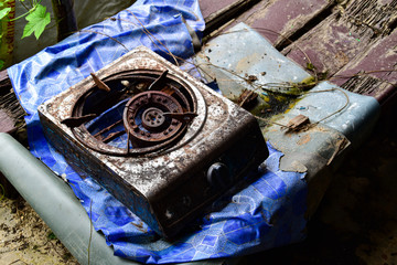 old car wheel