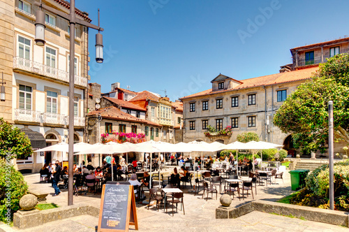 Cuadros en Lienzo Pontevedra landmarks, Galicia, Spain