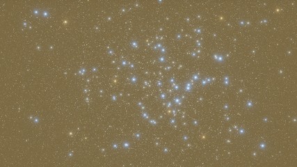 Stars in sky, starry night starlight shine of milky way, space cosmic background, starry background 3d render