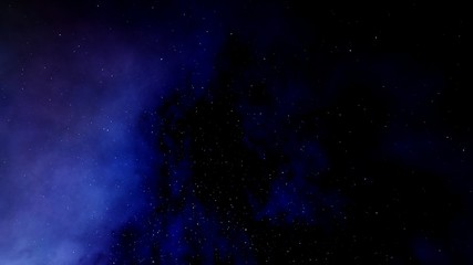 Stars in sky, starry night starlight shine of milky way, space cosmic background, starry background 3d render
