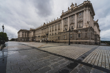 Poster - West facade of Royal Palace of Madrid