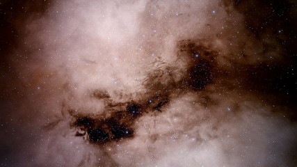Stars in sky, starry night starlight shine of milky way, space cosmic background, starry background 3d render