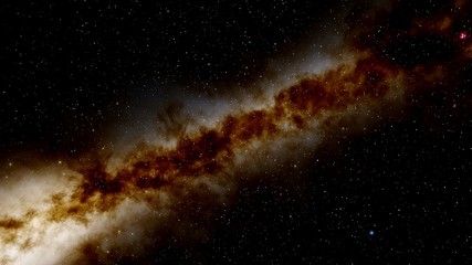 Stars in sky, starry night starlight shine of milky way, space cosmic background, starry background 3d render