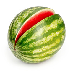 Wall Mural - watermelon isolated on white background