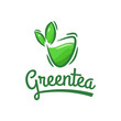 © Ekatamadesign - green tea logo template. For your business, website, add to presentation, product, print, etc.