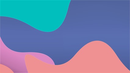 Wall Mural - Dynamic textured background design in 3D style . EPS10 Vector background.