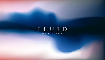 Poster - digital gradient background. shape holographic gradient. liquid 3d substance. light color gradient a
