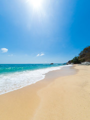 Sticker - Tropical sandy beach landscape