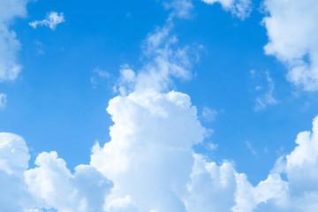 Wall Mural - beautiful blue sky clouds for background.