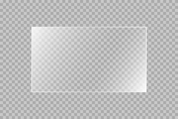 Wall Mural - the texture of rectangle glass plate, mirror, windows. light effect for a picture or a mirror. beaut
