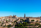 Fototapeta  - Toledo cityscape on summer day. Panoramic view