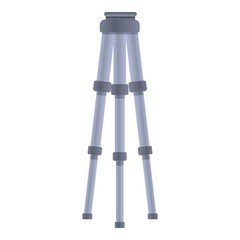 Poster - Compact tripod icon. Cartoon of compact tripod vector icon for web design isolated on white background