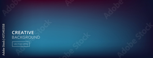 Cuadros en Lienzo Abstract blend dark blue purple gradient banner background