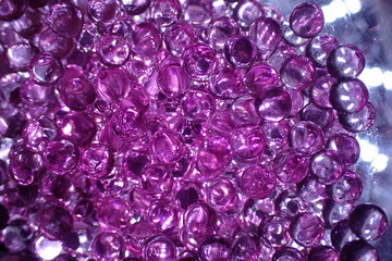 Sticker - violet glass balls texture