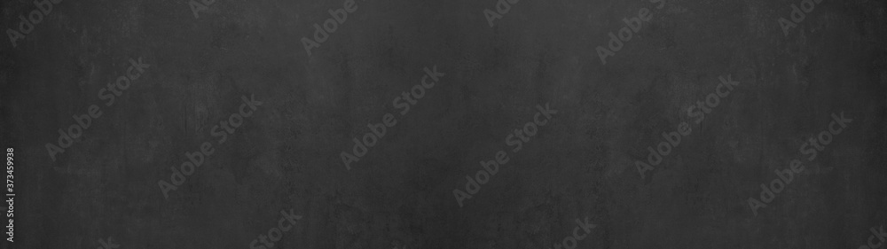 Black anthracite stone concrete chalkboard texture background wide panorama banner long
 - obrazy, fototapety, plakaty 