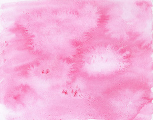 Pink watercolor abstract texture background, hand drawn watercolour texture. hand painted, abstract watercolor background. 