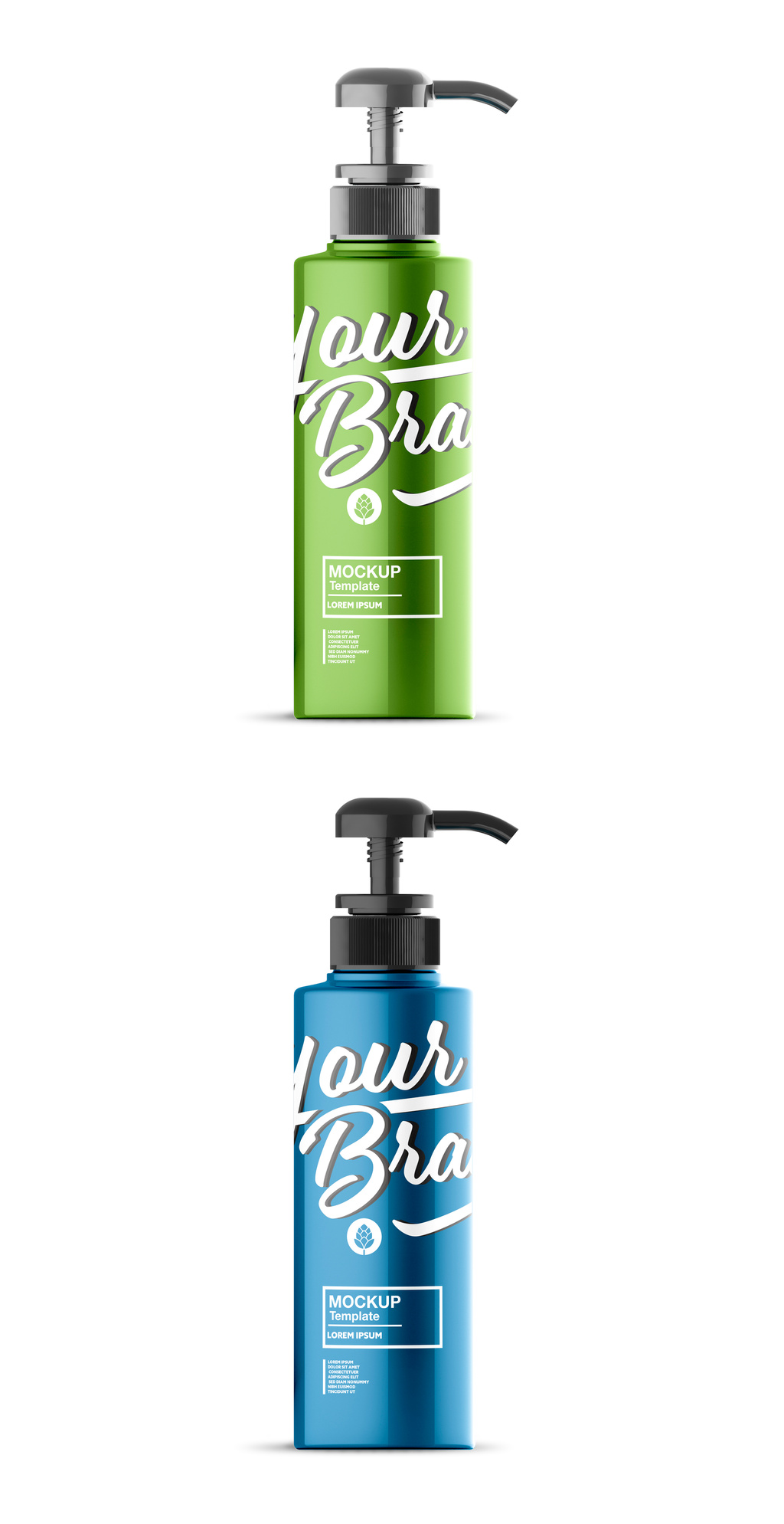 Download Glossy Soap Bottle Mockup Stock Template Adobe Stock