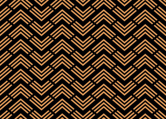 Poster - Seamless pattern. Geometric background. Art deco and Folk motif. Chevrons, rhombuses ornament. Textile print, web design, abstract backdrop.