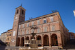 fabriano medieval city historic center italy