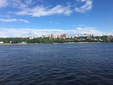 Fototapeta Tęcza - River Volga. Samara