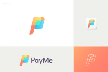 Sticker - Pay me logo set