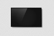 © Yeliena - TV flat screen lcd realistic icon isolated on white background. Vector illustration.
