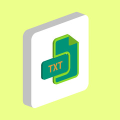 Poster - TXT computer symbol