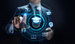 © Murrstock - E-learning Online Education Business Internet concept on screen.
