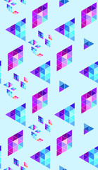 Poster - Seamless pattern in summer colors.
