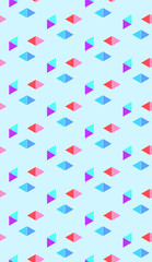 Fototapete - Bright colors of seamless pattern.
