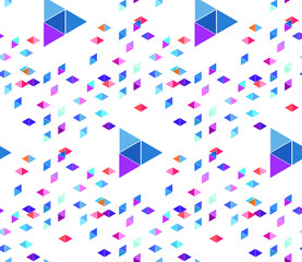 Poster - Seamless summer pattern. Bright colors.