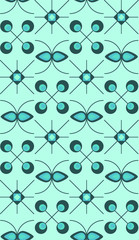 Poster - Bright colors of seamless pattern.