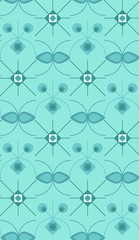 Poster - Bright colors of seamless pattern.