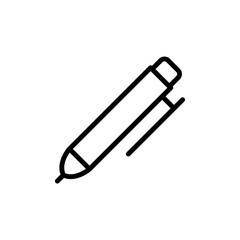 Poster - Pencil tool icon. Simple line, outline vector elements of cabinet accessories icons for ui and ux, website or mobile application