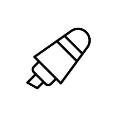 Poster - Marker tool icon. Simple line, outline vector elements of cabinet accessories icons for ui and ux, website or mobile application