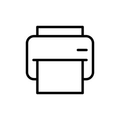 Poster - Printer technology icon. Simple line, outline vector elements of cabinet accessories icons for ui and ux, website or mobile application