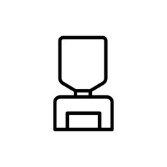 Poster - Water dispenser icon. Simple line, outline vector elements of cabinet accessories icons for ui and ux, website or mobile application