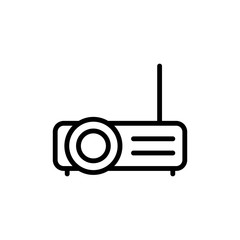 Poster - Projector technology icon. Simple line, outline vector elements of cabinet accessories icons for ui and ux, website or mobile application