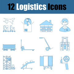 Wall Mural - Logistics Icon Set