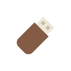 Poster - Flashcard technology icon. Simple color vector elements of cabinet accessories icons for ui and ux, website or mobile application