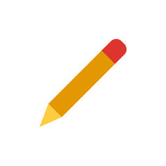 Poster - Pencil tool icon. Simple color vector elements of cabinet accessories icons for ui and ux, website or mobile application