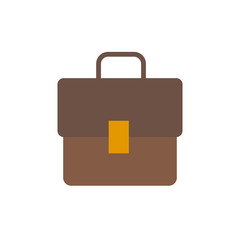 Poster - Briefcase bag icon. Simple color vector elements of cabinet accessories icons for ui and ux, website or mobile application