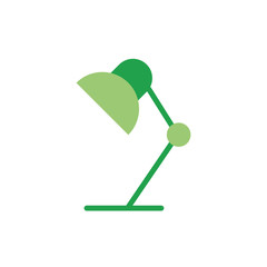 Poster - Table lamp tool icon. Simple color vector elements of cabinet accessories icons for ui and ux, website or mobile application