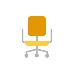 Poster - Office chair icon. Simple color vector elements of cabinet accessories icons for ui and ux, website or mobile application